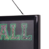 Football Served Here Framed LED Hanging Wall Sign - 19" x 10"